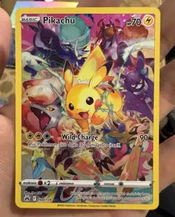 Pokemon TCG SWSH: Crown Zenith Pikachu 160/159 Secret Rare Full Art Holo EN - Image 1