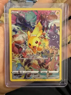 Pokemon TCG SWSH: Crown Zenith Pikachu 160/159 Secret Rare Full Art Holo EN - Image 3