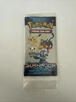 Pokemon Sun and Moon Booster Pack Unopened - Image 1