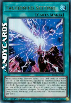 TACHIONICO SETTIMO • (Seventh Tachyon) • Ultra R • BLGG IT126 • 1Ed • Yugioh! - Image 1
