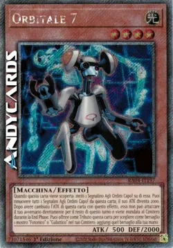 ORBITALE 7 • (Orbital 7) • Segreta Platino • RA04 IT197 • 1Ed • Yugioh ANDYCARDS - Image 1