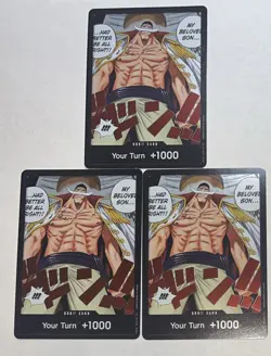 One Piece Two Legends Don Card Alt Art Edward Newgate OP08 Foil English Times 3 - Image 1