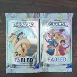 Disney lorcana Fabled Booster Packs X2 Brand New Sealed - Image 1