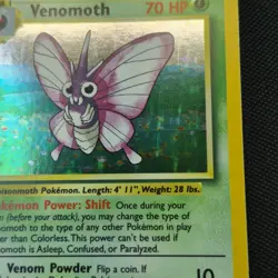 Venomoth 13/64 Holo Rare Jungle Unlimited Pokemon Card - Image 5