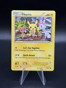Pokemon Pikachu TCG XY Black Star Promos Holo Card XY95 HP GG3 - Image 1