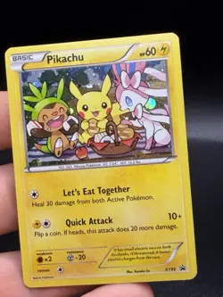 Pokemon Pikachu TCG XY Black Star Promos Holo Card XY95 HP GG3 - Image 2