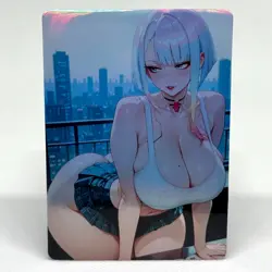 Cyberpunk Edgerunners Lucy Kushinada Goddess Anime Waifu ACG Foil Card - Image 1