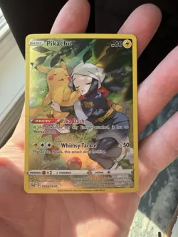 Pokemon TCG Pikachu TG05/TG30 Lost Origin Trainer Gallery Card NM Condition - Image 3