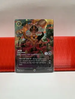 Disney Jafar-Newly Crowned Foil 210/204 Dreamborn Villain Lorcana TCG Card - Image 1