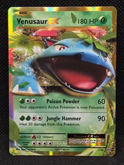 Venusaur EX Pokemon Holo Ultra Rare XY Evolutions 1/108 Holo Card 2016 - Image 1