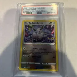 PSA 9 Radiant Eevee SWSH230 SWSH: Sword & Shield Promo Cards Holo - Image 1