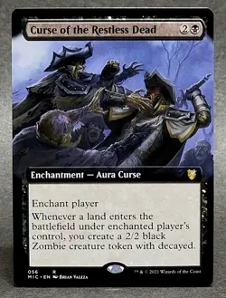 Magic MTG Curse of the Restless Dead Extended Art Rare Innistrad: Midnight Hunt - Image 1