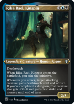 [4x] Rilsa Rael, Kingpin - Foil Etched Near Mint, English Commander Legends: Bat - Image 1