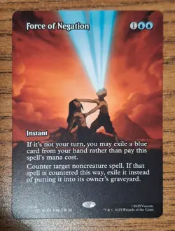 Force of Negation MTG Borderless Avatar: The Last Airbender - Image 1