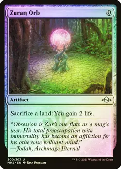 Magic The Gathering MTG ZURAN ORB FOIL Modern Horizons 2 NM Near Mint - Image 1