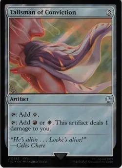 Talisman of Conviction (Surge Foil) U Commander: FINAL FANTASY 363 NM - Image 1