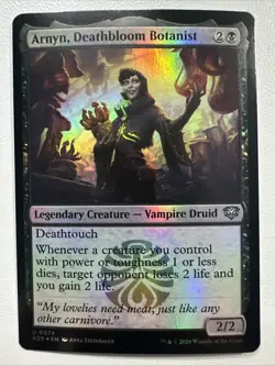 Arnyn, Deathbloom Botanist Secrets of Strixhaven Foil - Image 1