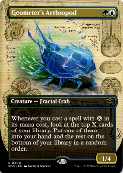 Geometer's Arthropod (Borderless) Secrets of Strixhaven NM - Image 1