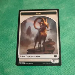 1 x Wurm Token - Lifelink Goat Token - Commander 2014 - Moderate Play - MTG - Image 2