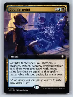 COUNTERPOINT (EXTENDED ART) 351 COMMANDER: MURDERS AT KARLOV MANOR MTG NM - Image 1