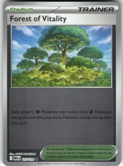 Forest of Vitality 188/217 Uncommon Ascended Heroes Pokemon Reverse Holo NM - Image 1