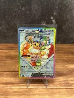 Eevee ex 174 SV: Scarlet & Violet Promo Cards Holo Promo Pokemon TCG NM+ - Image 1