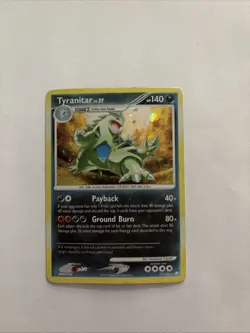 Pokemon TCG - Tyranitar - 17/123 - Mysterious Treasures - MP Holo Rare (2007) - Image 1