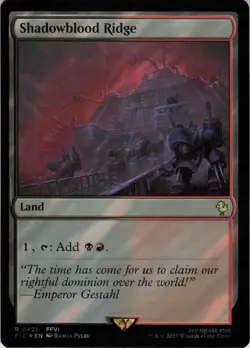 Shadowblood Ridge (Surge Foil) R Commander: FINAL FANTASY 421 NM - Image 1