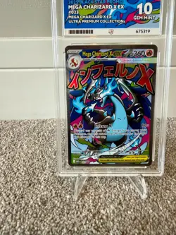 Pokemon Mega Charizard X ex UPC Black Star Promo MEP023 ACE 10 Perfect Subs - Image 4