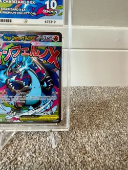 Pokemon Mega Charizard X ex UPC Black Star Promo MEP023 ACE 10 Perfect Subs - Image 5