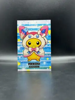 Sylveon Poncho Pikachu Attacks 2 Database Johto Cracked Ice Holo Pokemon - Image 1