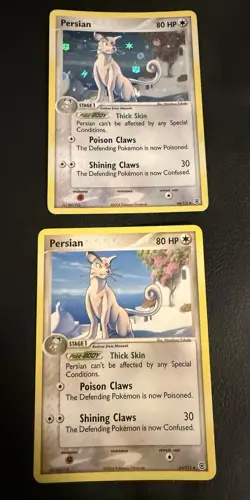 Pokemon TCG FireRed & LeafGreen Holo Persian #44/112 - Image 1