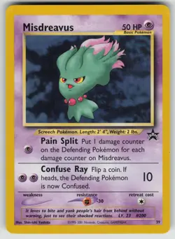 Misdreavus 39 Promo Wizards Black Star Promos Pokemon Moderately Played - Image 1