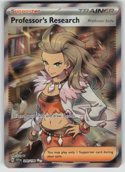Professor's Research (Professor Sada) 240/198 Scarlet & Violet Pokemon NM - Image 1