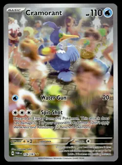 Cramorant 176/167 Illustration Rare Twilight Masquerade Pokemon Near Mint - Image 1