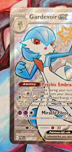 Pokemon TCG Gardevoir ex 217/091 Shiny Ultra Rare – Paldean Fates Pack Fresh NM - Image 3