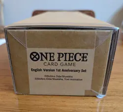 One Piece TCG English Version 1st Anniversary Set Sealed/New - Image 1