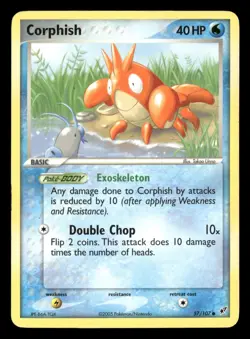 Corphish - 57/107 - Common - Deoxys - Pokemon Card - MP - Image 1
