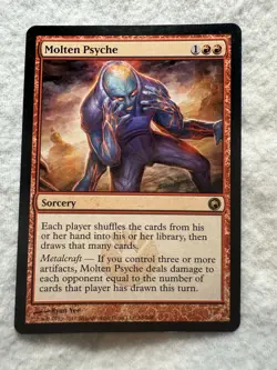 MTG - Molten Psyche - LP - Scars of Mirrodin #98 - Rare - English - Regular - Image 1
