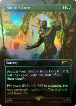 Nature's Lore (867) (Rainbow Foil) -Foil Near Mint MTG Secret Lair - Image 1