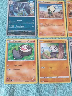 PANCHAM & PANGORO BUNDLE OF POKEMON CARDS - Image 4