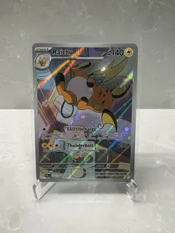 Pokemon TCG Paldea Evolved Raichu Holo Illustration Rare 211/193 - Image 1