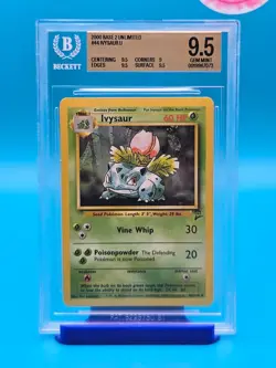 BGS 9.5 - 2000 Pokemon Base 2 Unlimited #44 Ivysaur U - Image 1