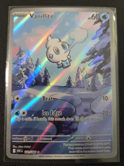 Pokemon TCG White Flare Vanillite Illustration Card 111/086 - Image 1