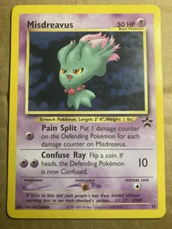 Misdreavus Pokemon Card WoTC Promo 39 DMG - Image 1