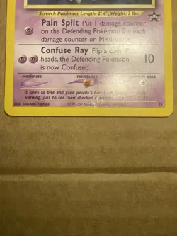 Misdreavus Pokemon Card WoTC Promo 39 DMG - Image 4
