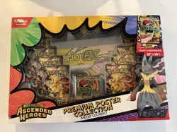 Pokemon TCG Ascended Heroes Premium Poster Collection Mega Lucario Sealed Box - Image 1
