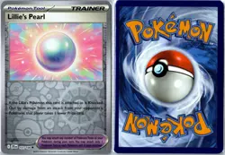 Pokemon Card - Lillie's Pearl Journey Together 151/159 Uncommon Reverse Holo NM - Image 3