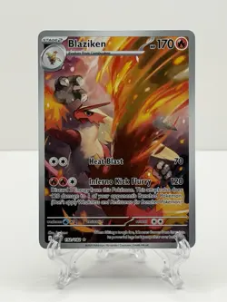 🔥Pokemon TCG-Blaziken-192/182-Sv10: Destined Rivals-Illustration-Holo-M/NM!🔥 - Image 1