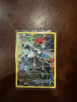 Pokemon Card TCG White Kyurem XY81 Black Star Promo Holo Full Art LP - Image 1